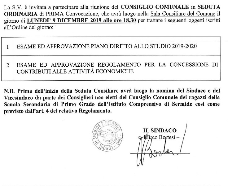 Consiglio 9 dicembre 736x600