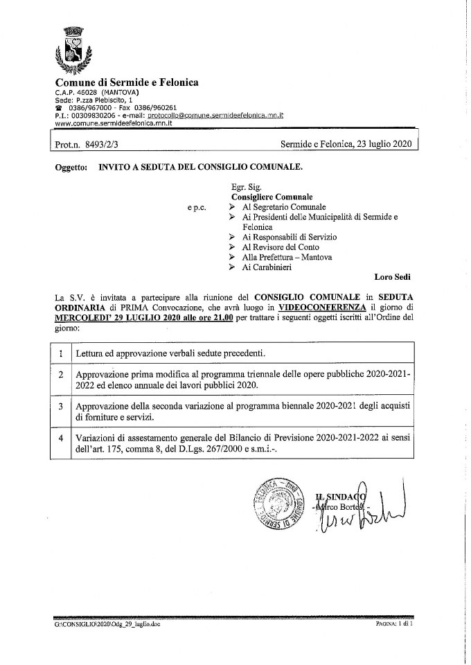 consiglio 29 luglio20 680x960
